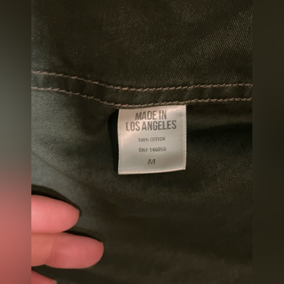 Buck Mason: The Cotton Sateen Alfa Military Shirt MED - Picture 6 of 7